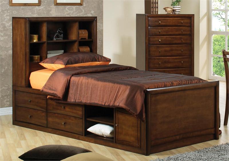 Twin Captains Bed with Storage