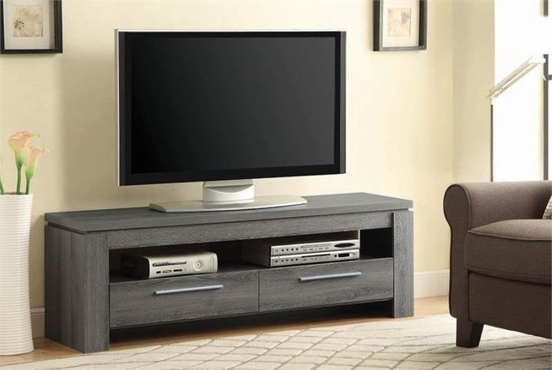 Weathered Grey TV Stand 701979 coaster