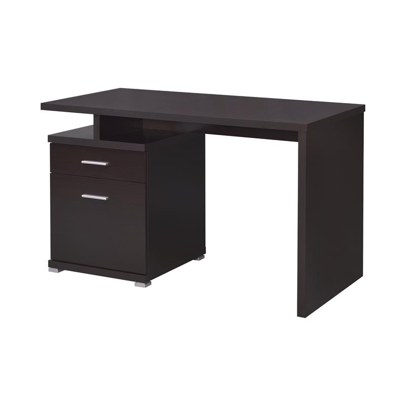 Irving 2drawer Office Desk with Cappuccino by Coaster 800109