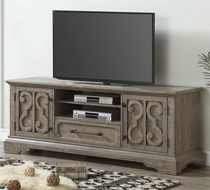 Artesia Collection Salvaged Natural Finish Entertainment Center