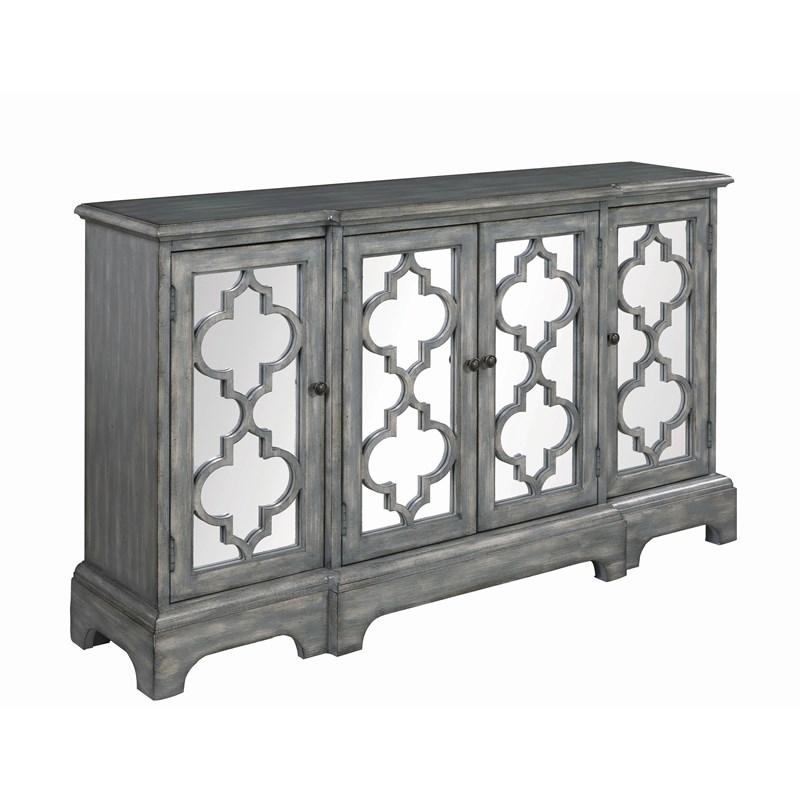 Accent Cabinet With Lettice Design On Mirror Doors 950822 By Coaster - Coaster Mirrored Wine Cabinet Accent Cabinet With Lettice Design On Mirror Doors 950822 By Coaster - Coaster Mirrored Wine Cabinet