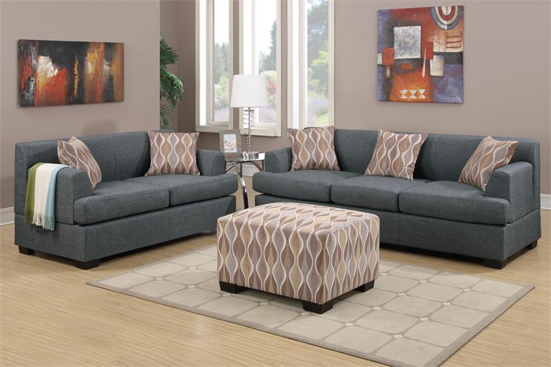 blue grey living room set item f7971 blue grey living room set item f7971