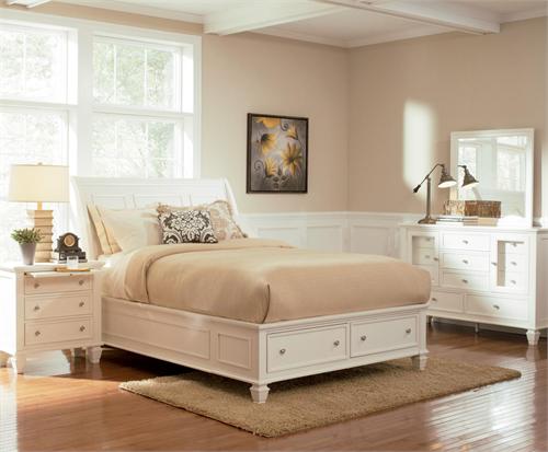 Sandy Beach White Storage Bedroom Collection Sandy Beach White Storage Bedroom Collection item 201309 by Coaster Furniture