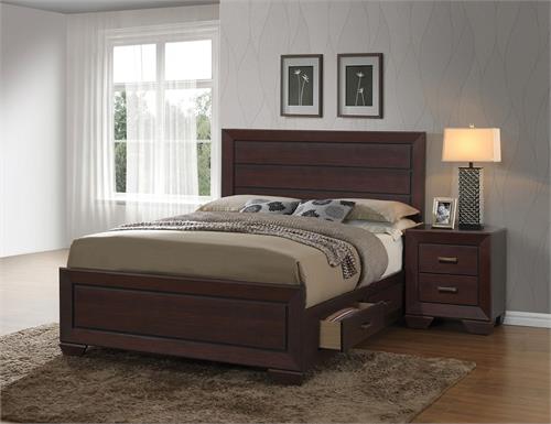 Fenbrook Dark Cacao Finish Storage Drawer Bedroom Set by Coaster Furniture Fenbrook Dark Cacao Finish Storage Drawer Bedroom Set by Coaster Furniture