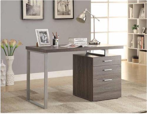 3-drawer Brennan Office Desk Weathered Grey by Coaster 800520 3-drawer Brennan Office Desk Weathered Grey by Coaster 800520