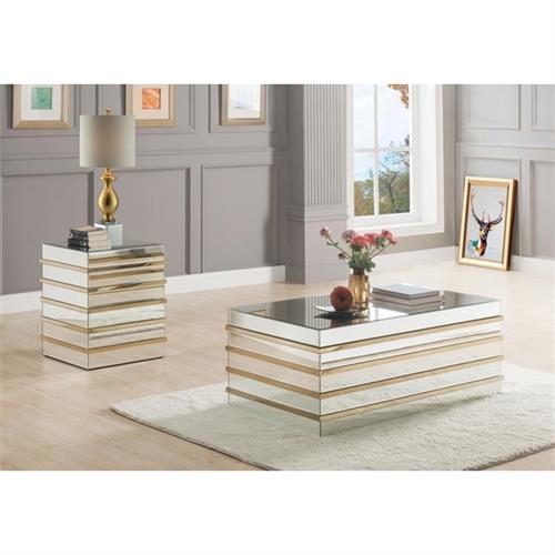 Osma Mirrored Coffee Table Collection Osma Mirrored Coffee Table Collection,80330 acme,80332 acme