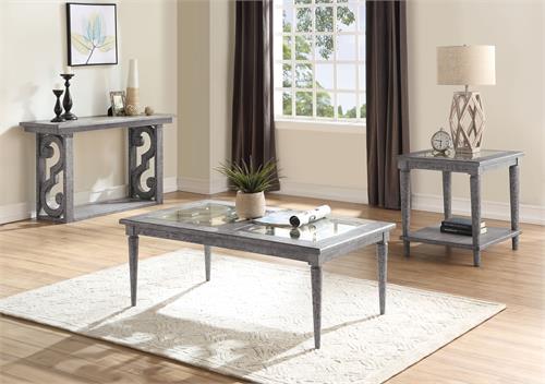 Artesia Collection Salvaged Natural Finish Occasional Set Artesia Collection Salvaged Natural Finish Occasional Set