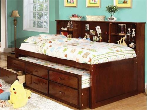 Hervey Captain with Trundle and 3 Drawers Hervey Captain with Trundle and 3 Drawers,cm7583 furniture of america