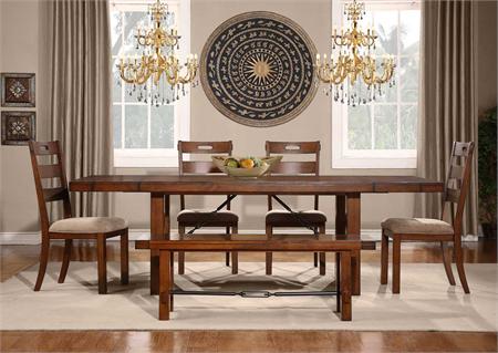Clayton Dining Collection Clayton Dining Collection atble, chaisr and bench,2515-96 Homelegance