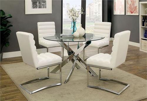 Yasmin White Dining Set CM3381 Yasmin White Dining Set CM3381,cm3381 furniture of america,cm3170 chair,cm3170 furniture of america