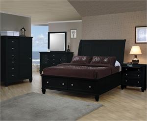 Sandy Beach Black Storage Bedroom Collection item 201329  by Coaster Furniture
