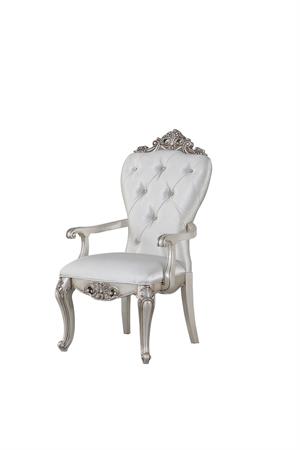 Gorsedd Collection Antique White Finish Arm Chair by Acme Item 67443