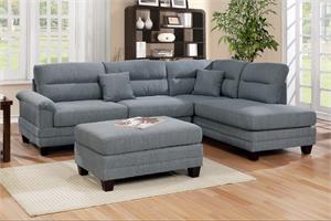 3 Piece Sectional Sofa Poundex F6585 ,f6585 poundex